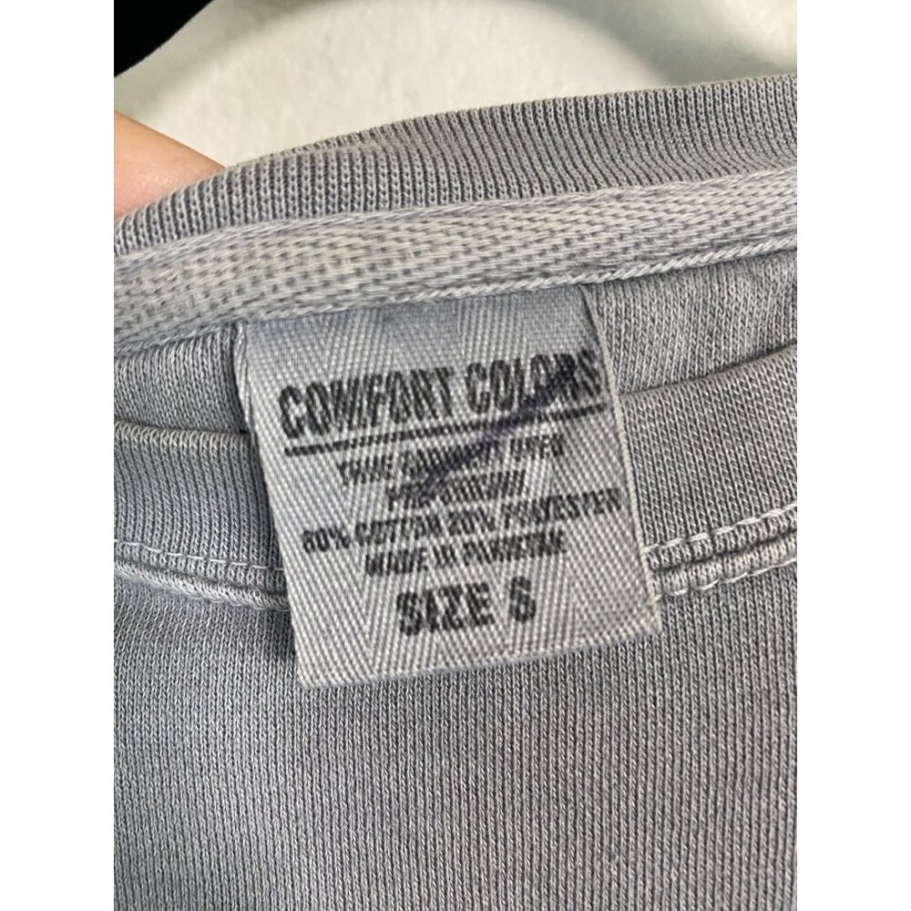 Comfort Colors Cape Cod Gray Sweatshirt Men Size Small Lounge Vacation Casual - Picture 3 of 16